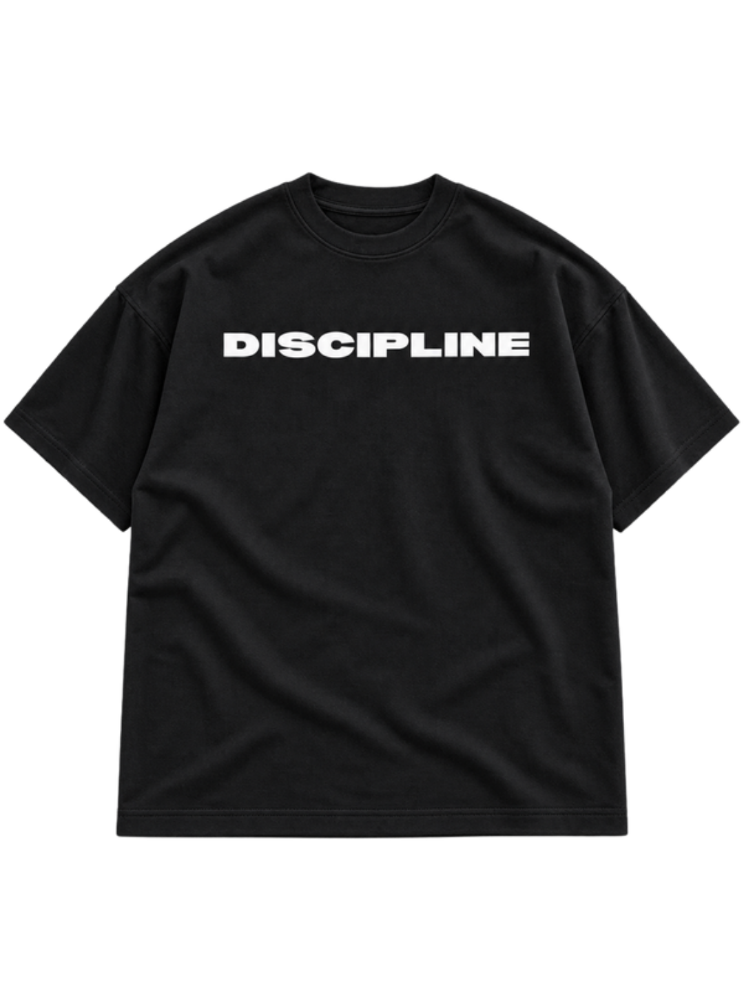 Discipline Black t-shirt mockup