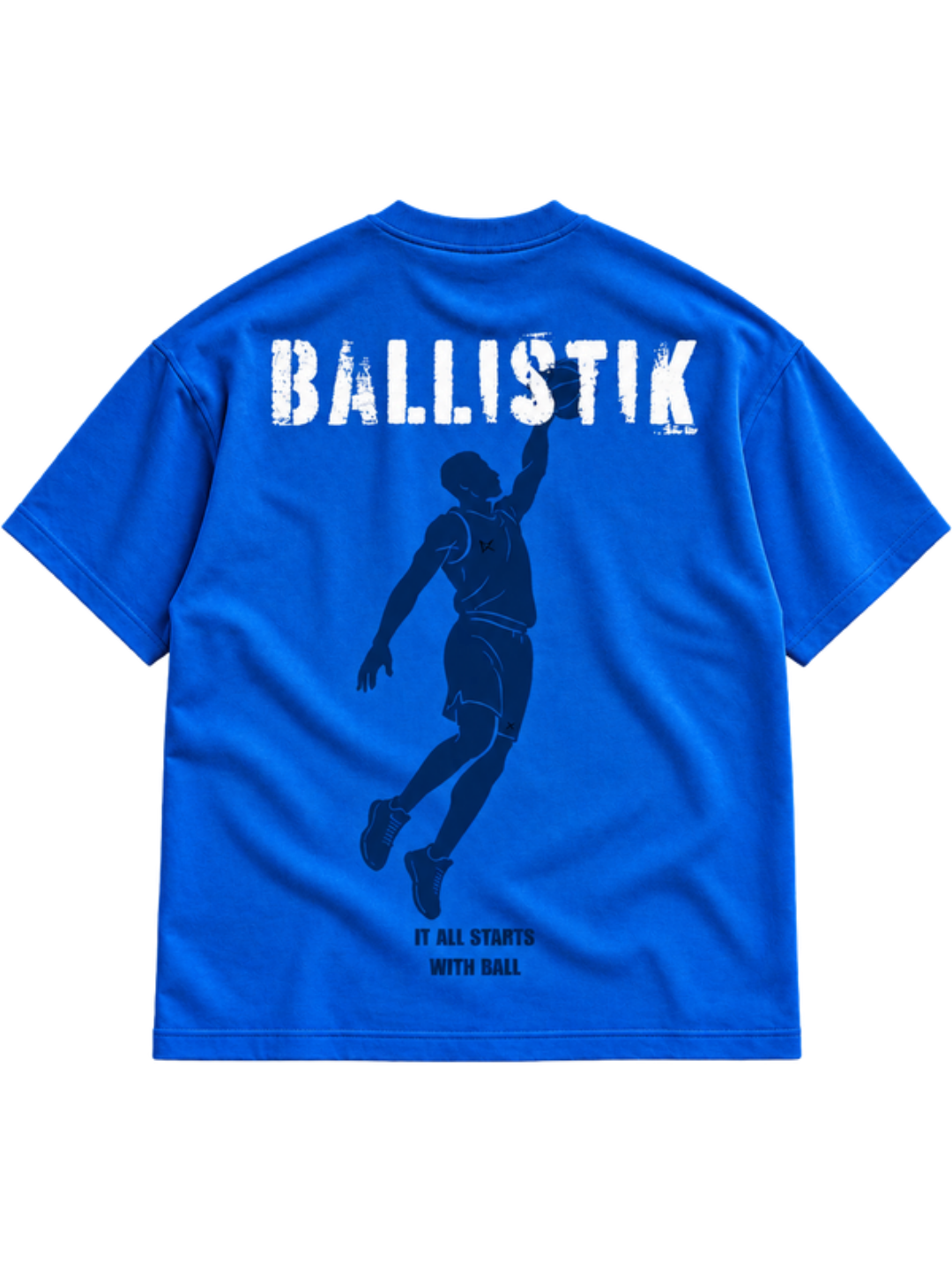 Ballistik Royal Blue t-shirt mockup