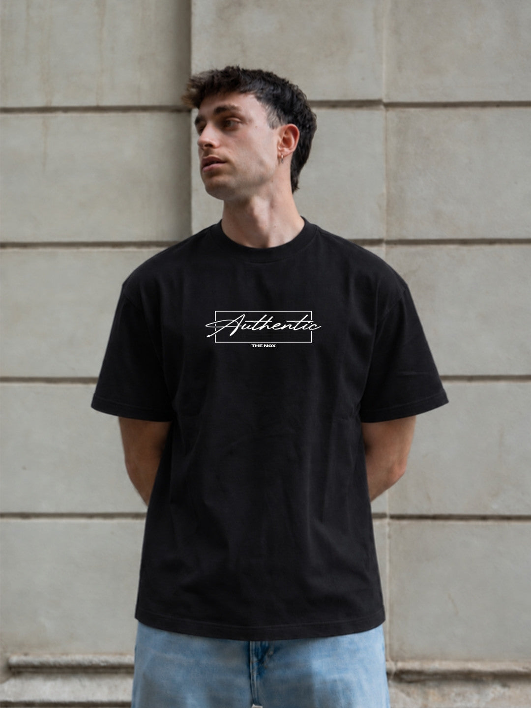 Black Authentic t-shirt front