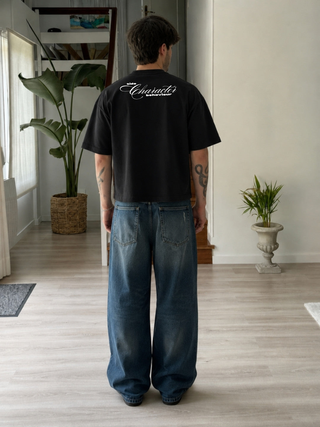 Black Main Character t-shirt back