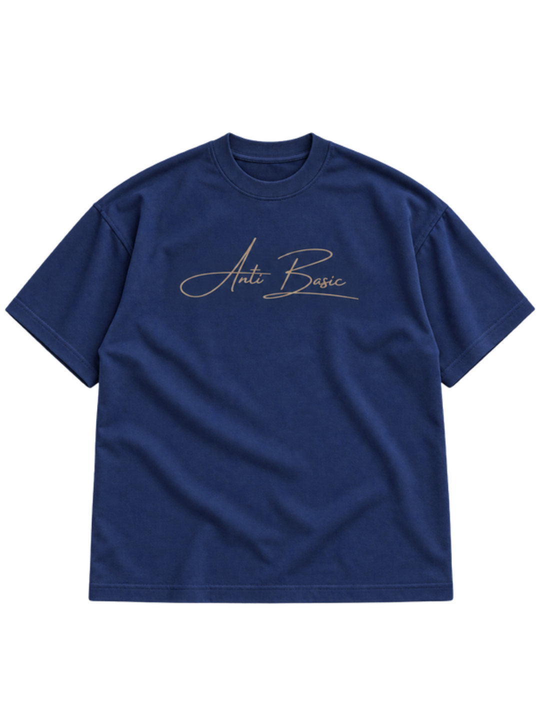 Anti Basic Navy t-shirt mockup