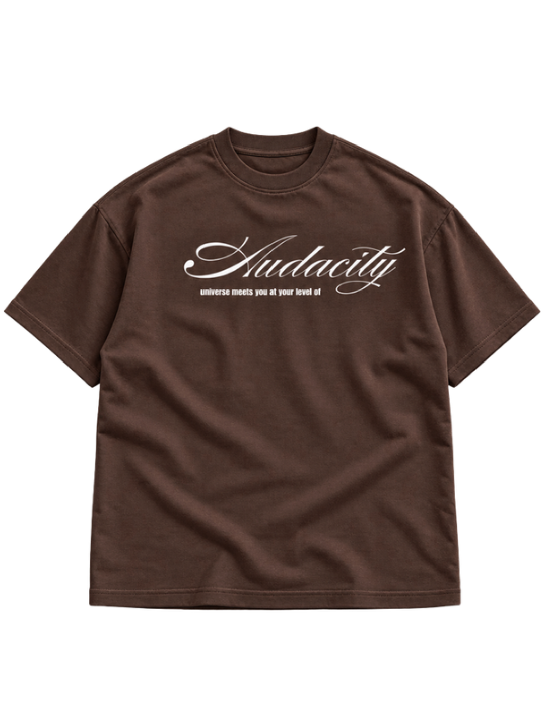 Audacity Coffee t-shirt mockup