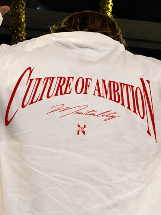 White Culture Oversized Boxy-fit tee