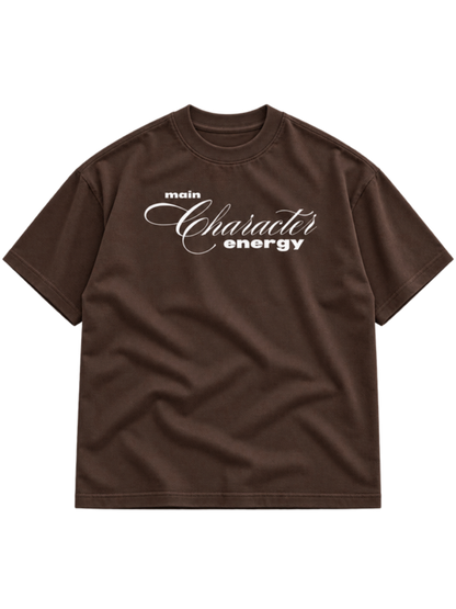 Main Character Coffee t-shirt mockup
