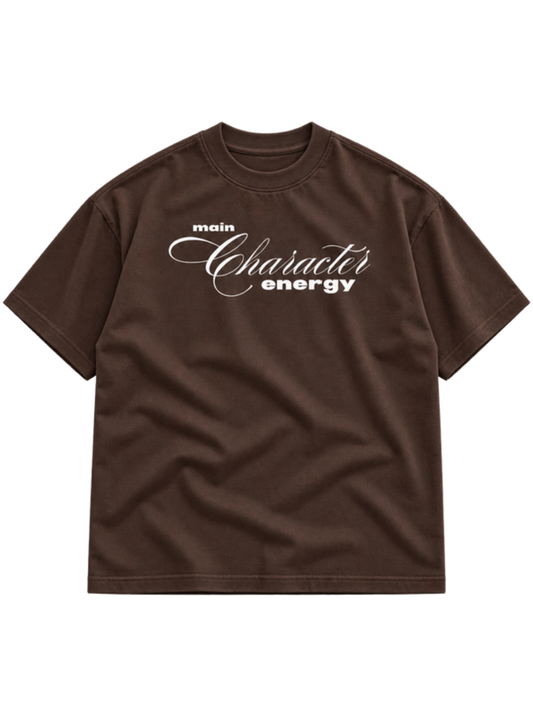 Main Character Coffee t-shirt mockup