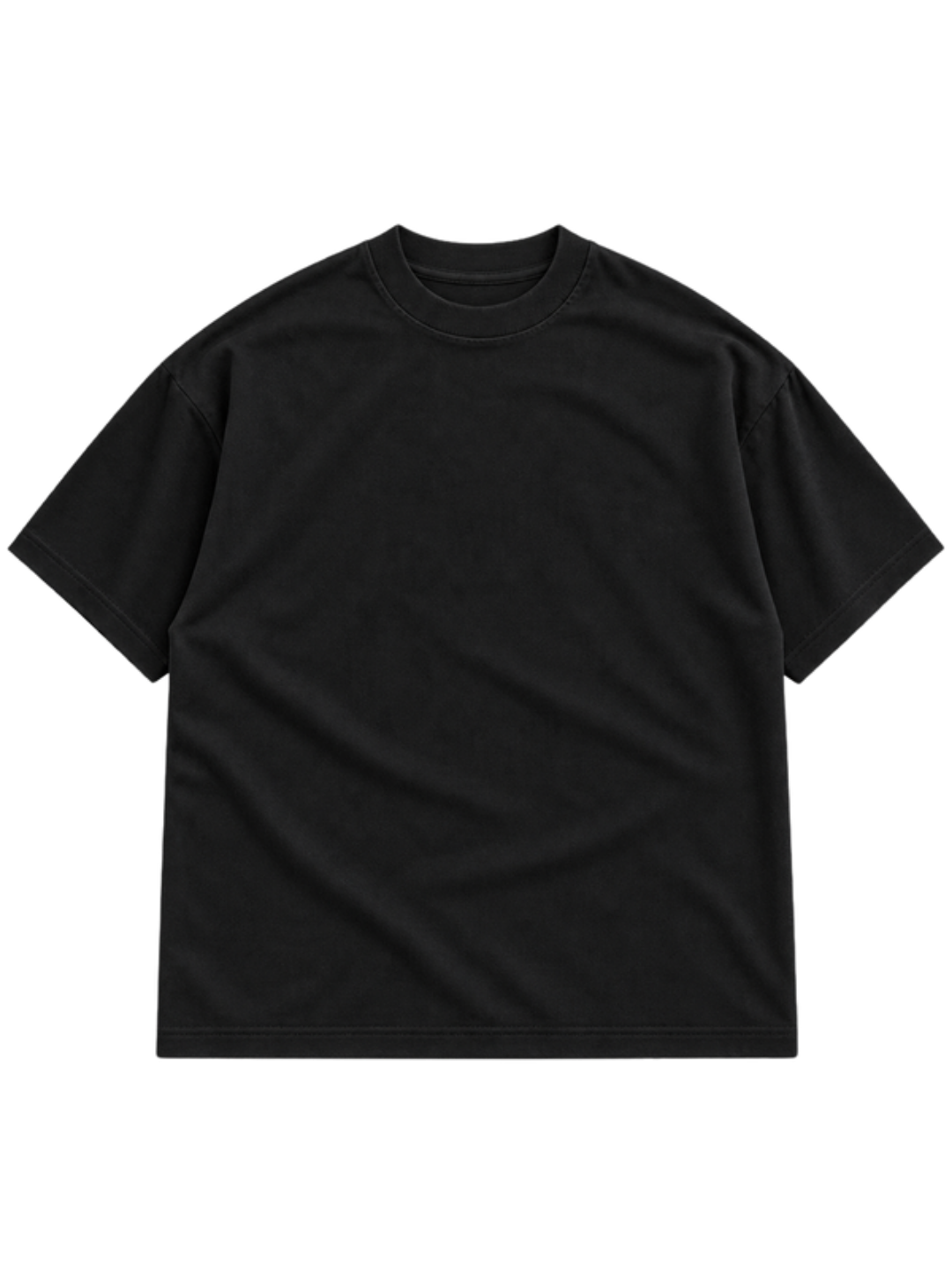 Plain Black t-shirt mockup