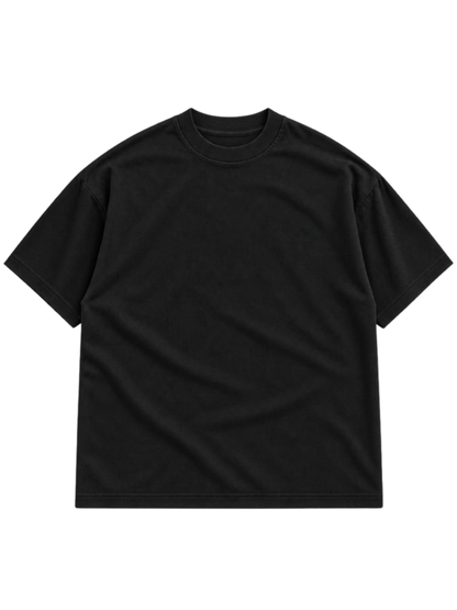 Plain Black t-shirt mockup
