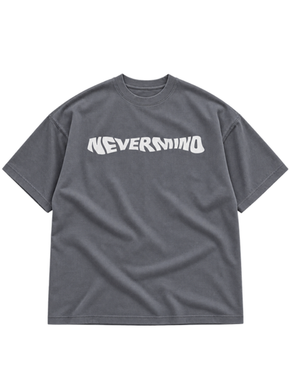 Nevermind Grey t-shirt mockup