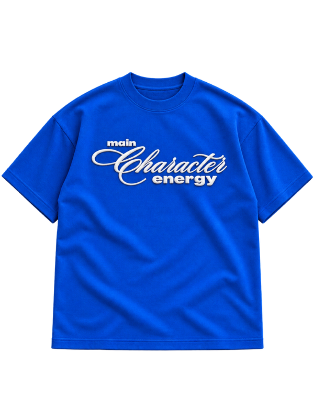 Main Character Royal Blue t-shirt mockup