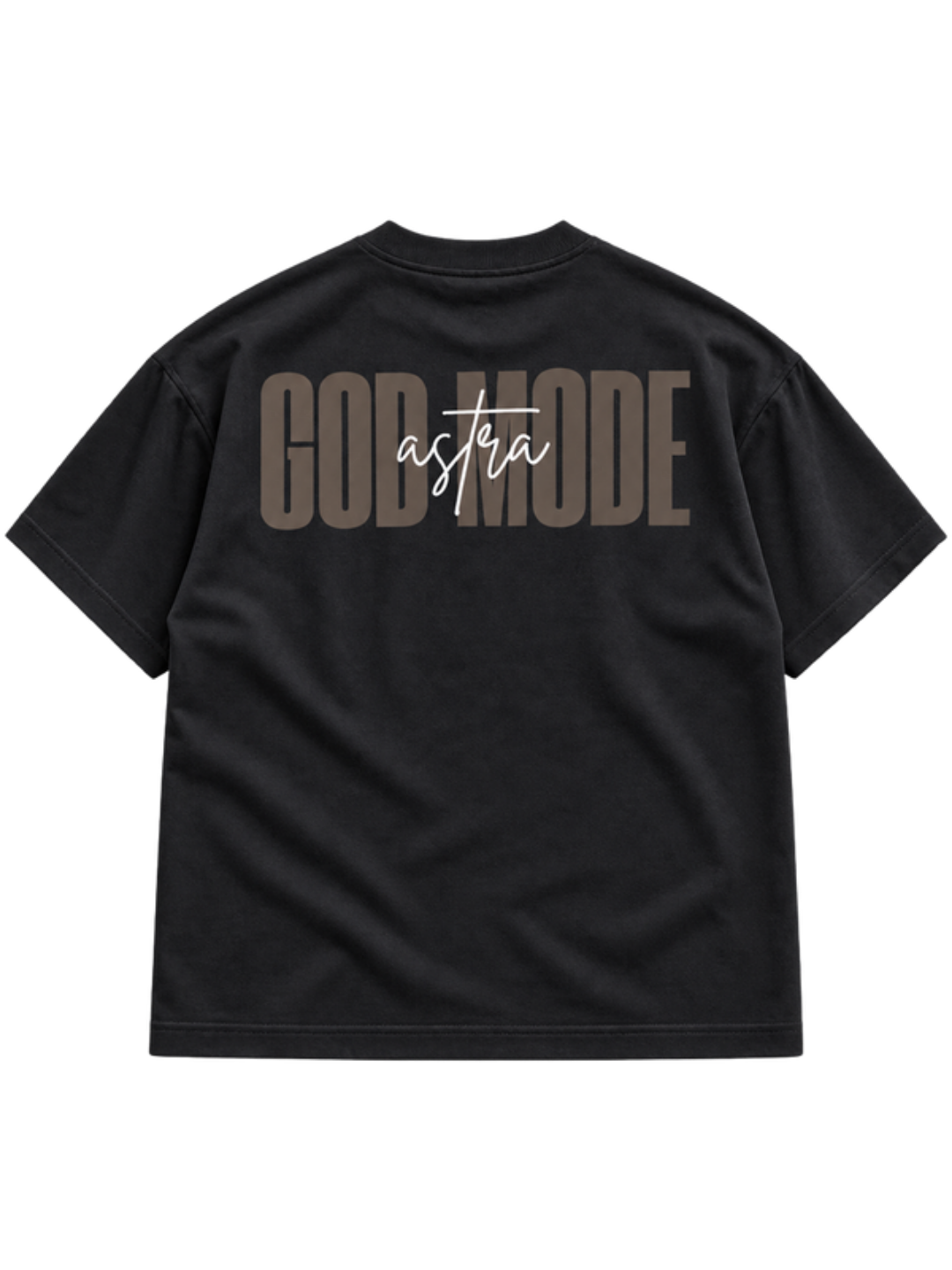 God Mode Black t-shirt mockup