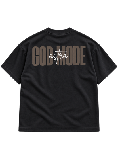 God Mode Black t-shirt mockup