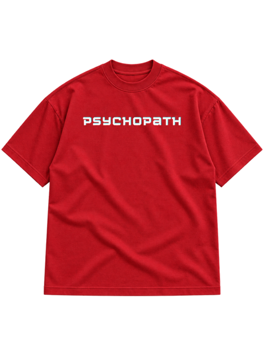 Psychopath Red t-shirt mockup
