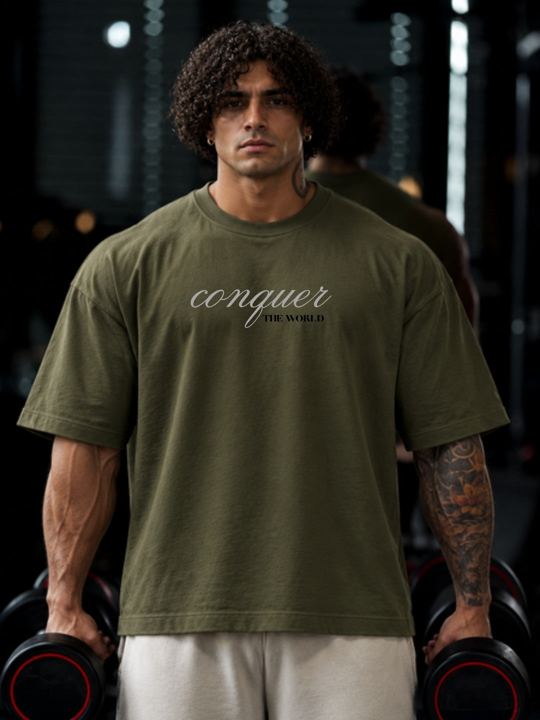 Olive NO PLAN B t-shirt back