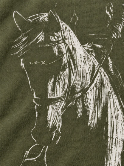Olive NO PLAN B t-shirt detail