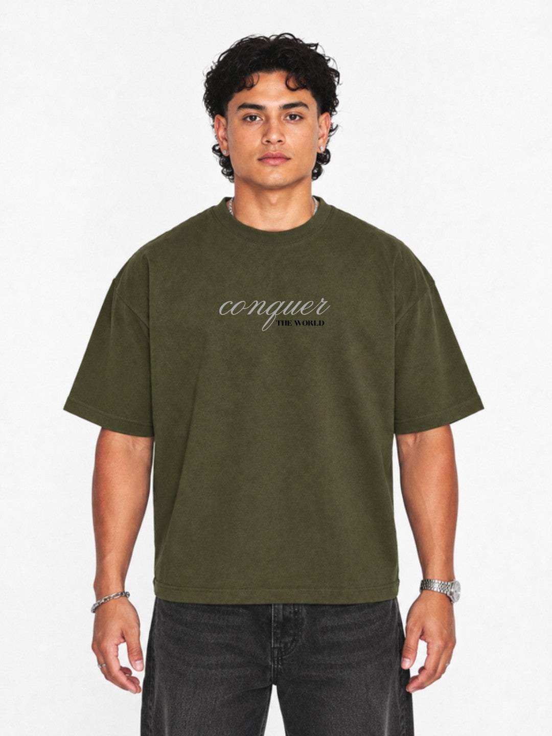 Olive NO PLAN B t-shirt lifestyle