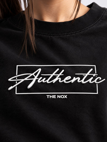 Black Authentic t-shirt side
