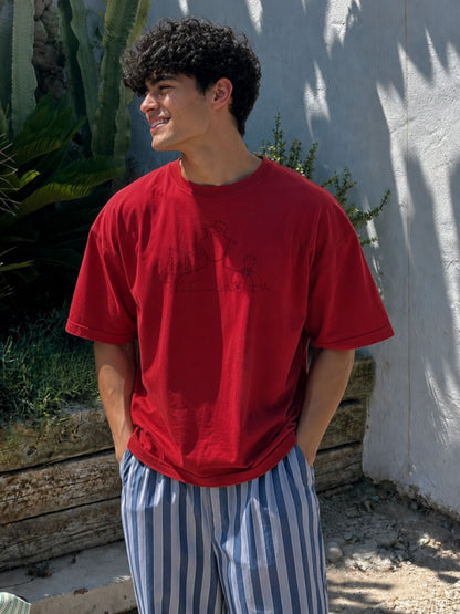Red Bad Art t-shirt front