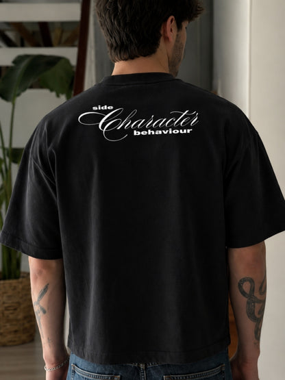 Black Main Character t-shirt side