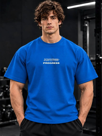 Royal blue BALLISTIK t-shirt side