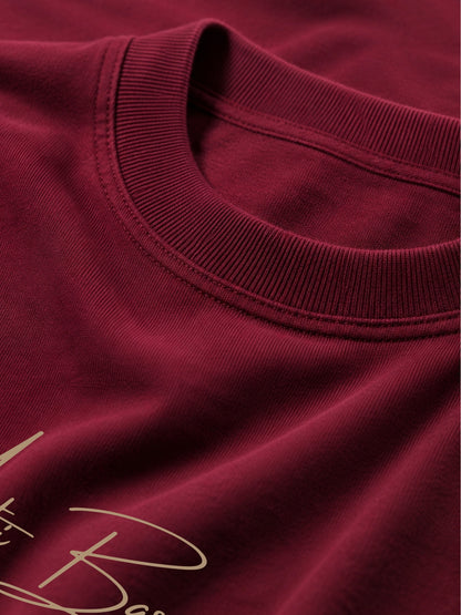 Red boxy tee