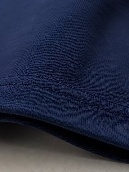 Navy boxy tee