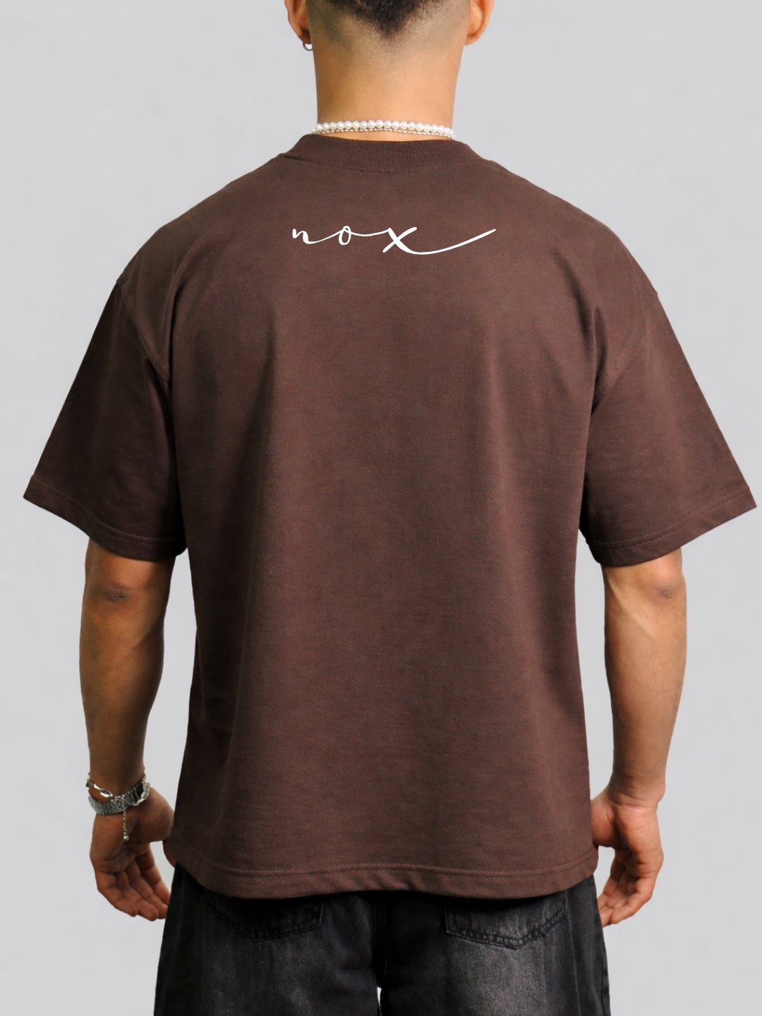 Audacity - Brown Boxy tee
