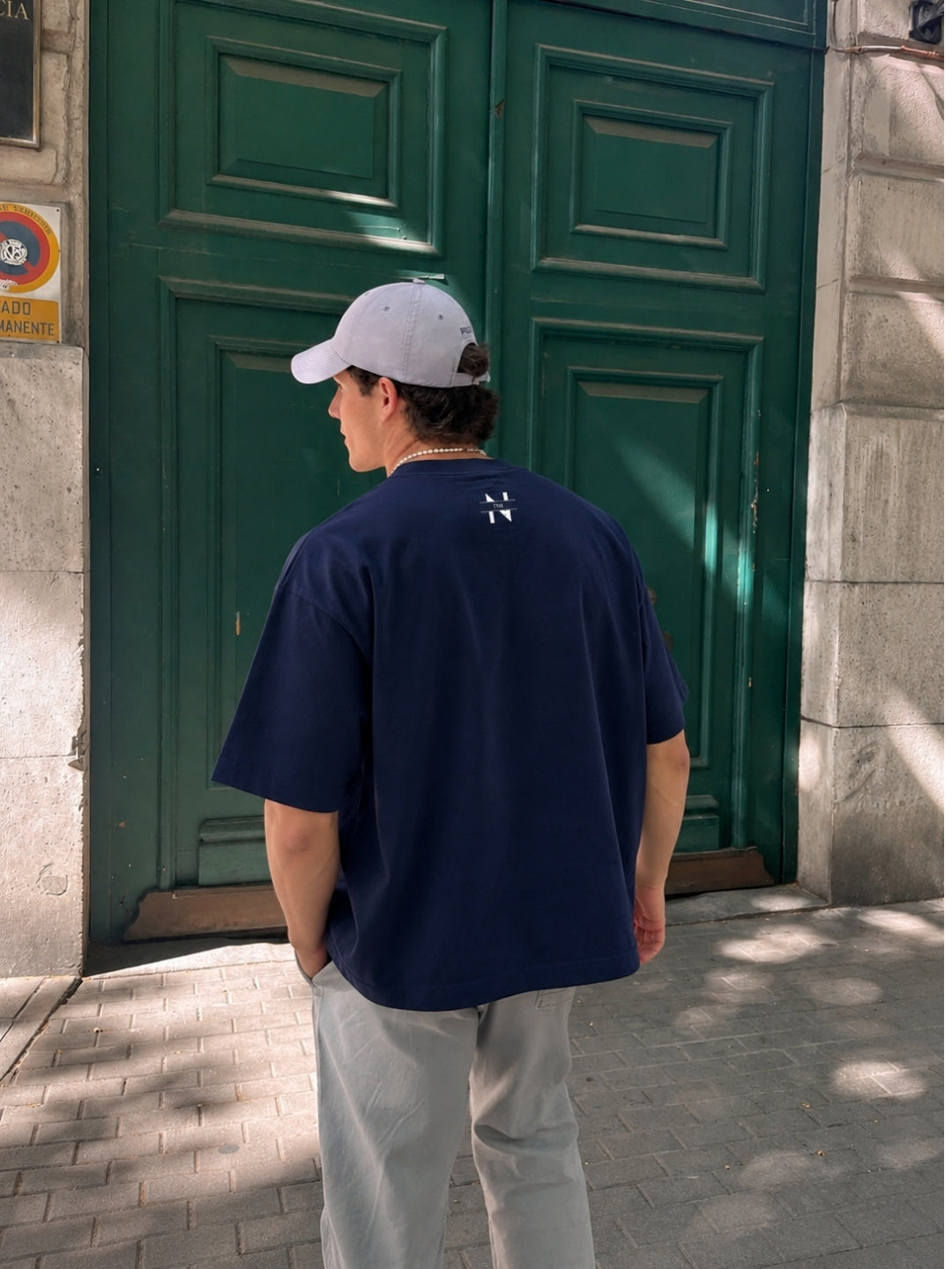 Audacity - Navy Boxy t-shirt