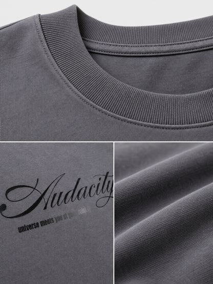 Audacity - Grey Boxy t-shirt
