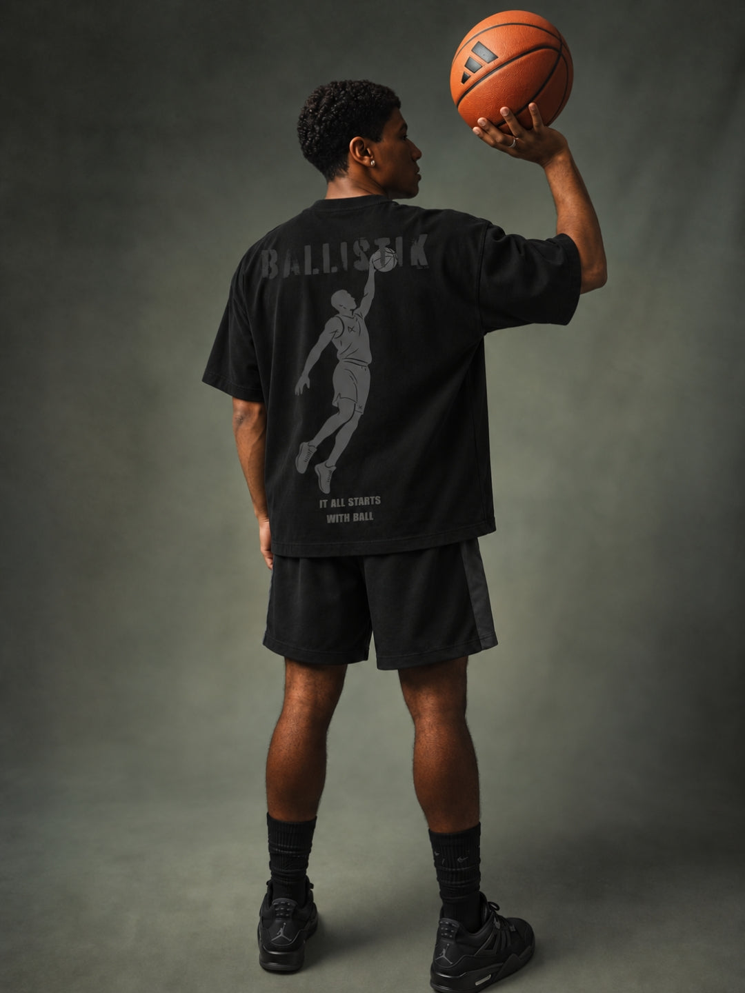 Ballistik - Black boxy t-shirt