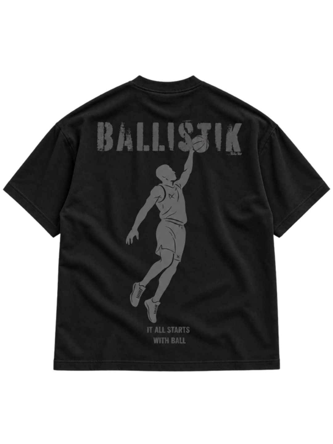 Ballistik Black t-shirt mockup