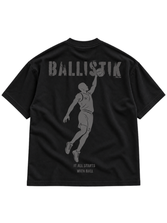 Ballistik Black t-shirt mockup