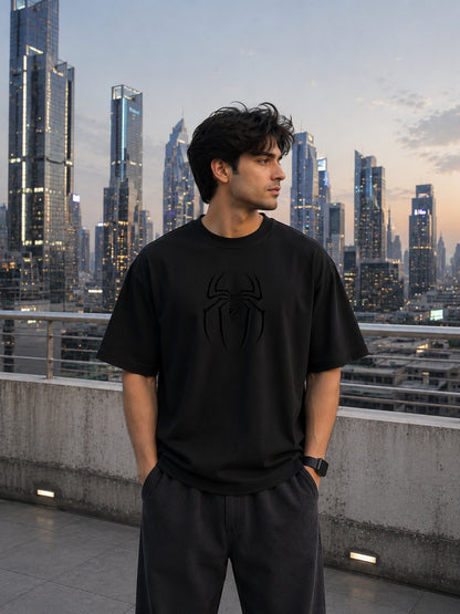 Spiderman BLACK Oversized T-Shirt