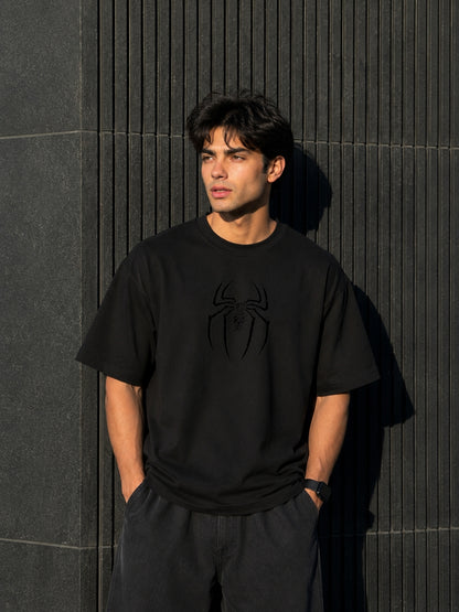 Spiderman BLACK Oversized T-Shirt