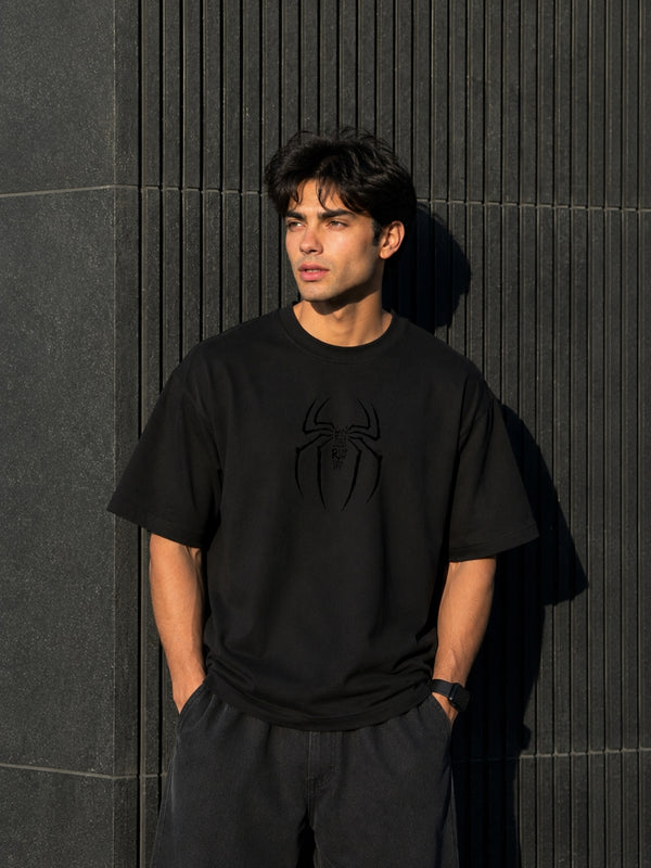 Spiderman BLACK Oversized T-Shirt