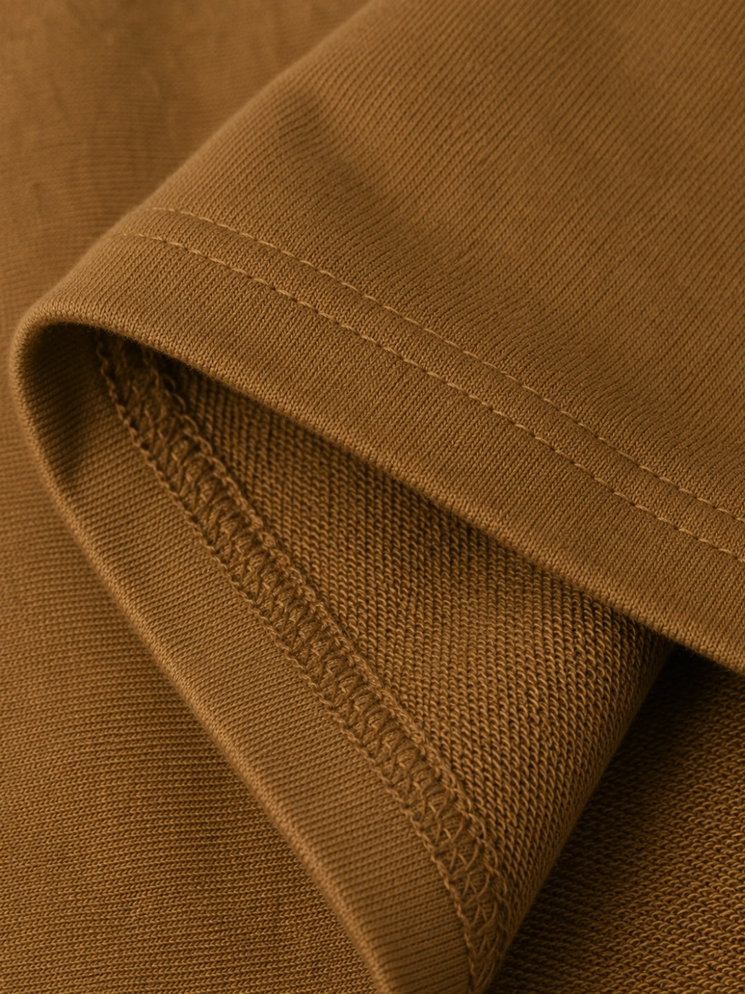 Camel-brown boxy tee