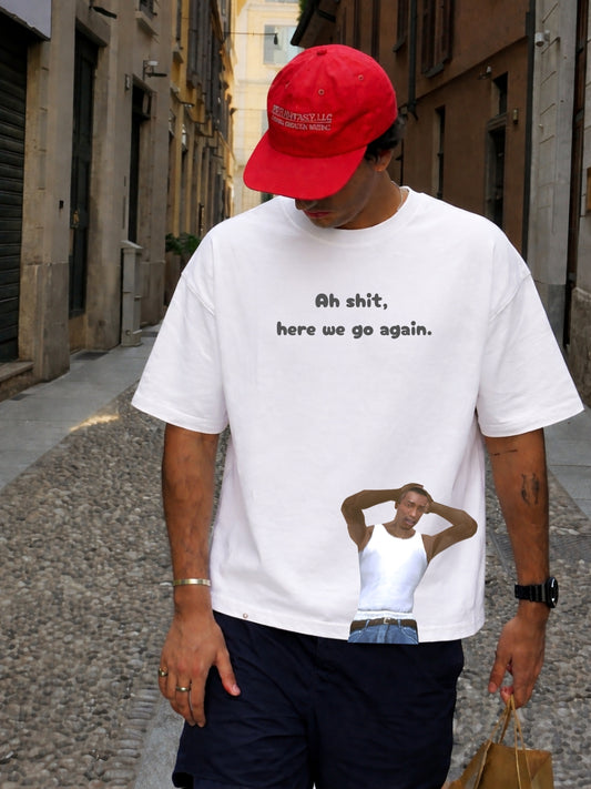GTA Gaming Oversized White T-Shirt