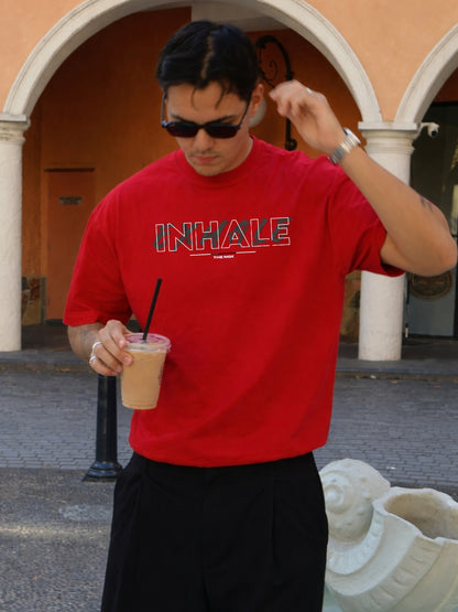 Red Oversized Spiderman tee