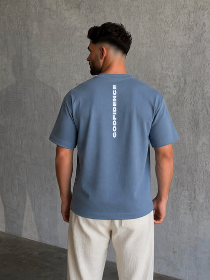 KARMA Oversized Blue T-Shirt
