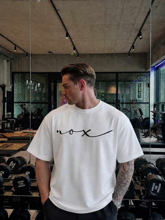 Limits Are Meant To Be Broken: White Oversized T-Shirt