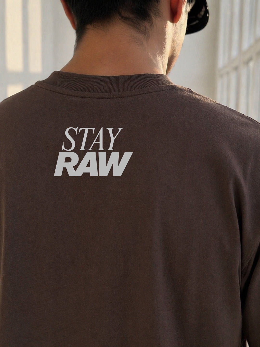 Men’s Brown Oversized Progress T-Shirt