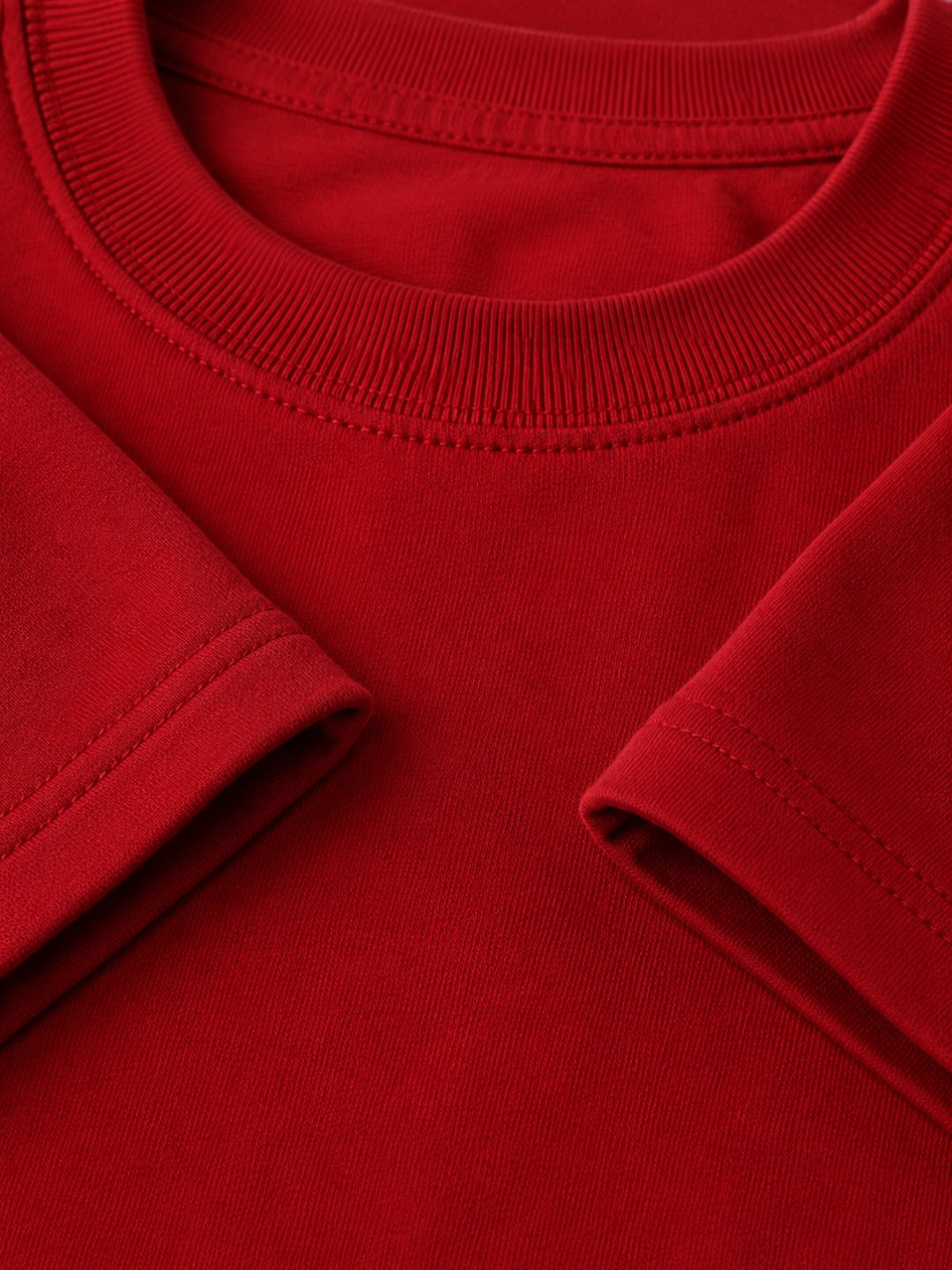 Red boxy tee