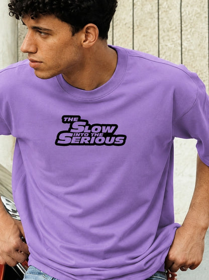 Lavender Oversized Boxy-fit t-shirt