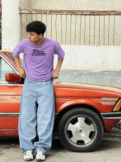 Lavender Oversized Boxy-fit t-shirt