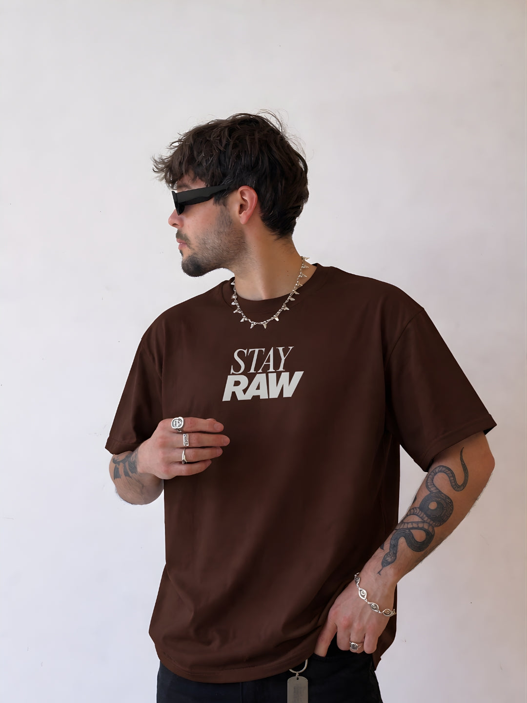 STAY RAW Oversized T-Shirt